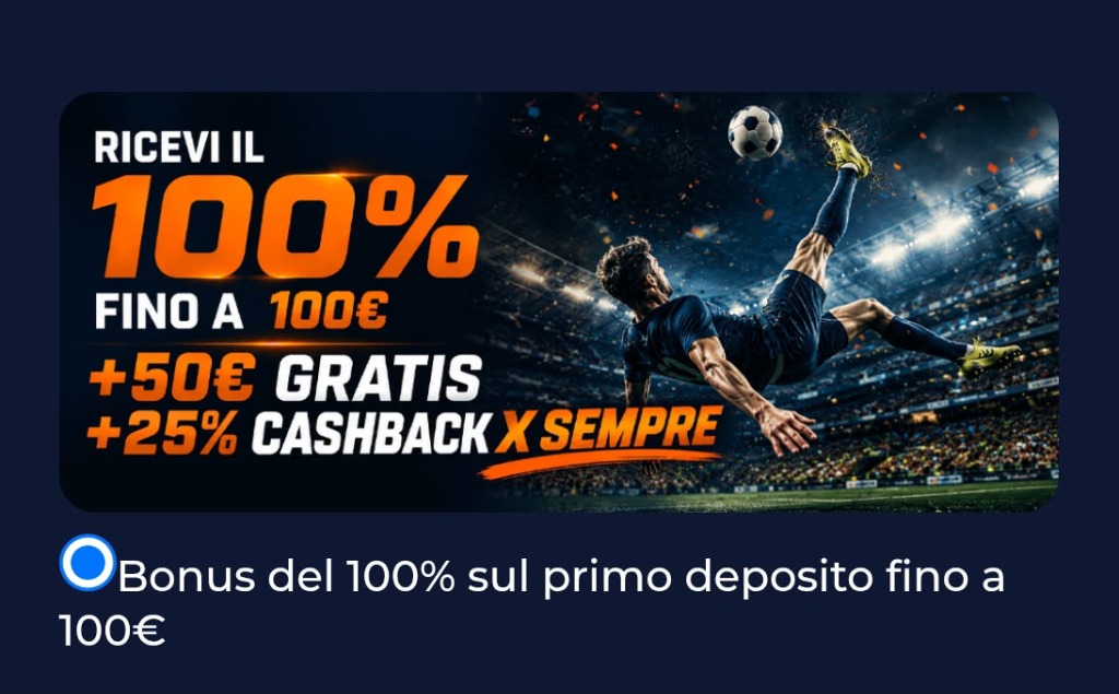 Opzione 1 Bonus Sportbet